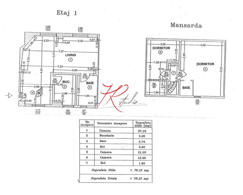 Plumbuita, vanzare duplex in vila, 3 camere, mobilat si utilat   cu CT.